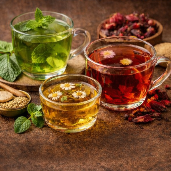 Herbal tea for the health conscious.